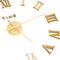 Ceas Perete 3D  Cifre Romane Time- Livrare rapida!