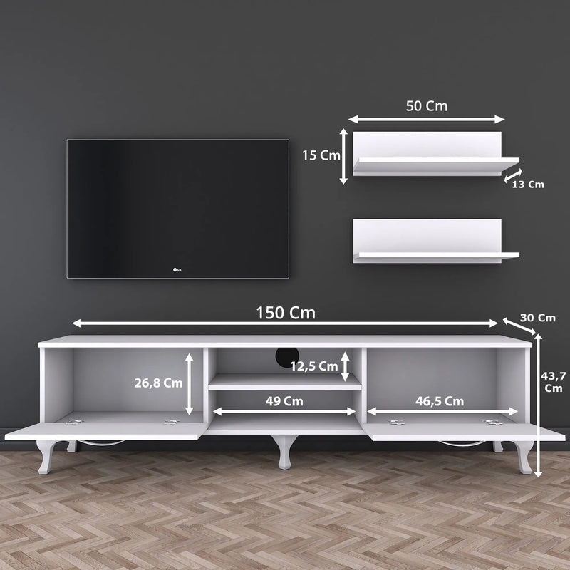 Comoda TV Zero, Alb- Livrare rapida!