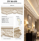 Cornișă decorativă din poliuretan DV 86 650- q-home.ro