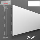 Plinta  decorativa din duropolimer, 225 x 20 x 1,4 cm- Livrare rapida!