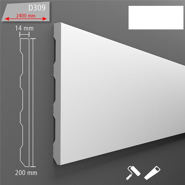 Plinta  decorativa din duropolimer, 225 x 20 x 1,4 cm- Livrare rapida!