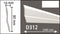 PLINTA DUROPOLIMER , D 312, 240 x 8 x 0.5 cm- Livrare rapida !