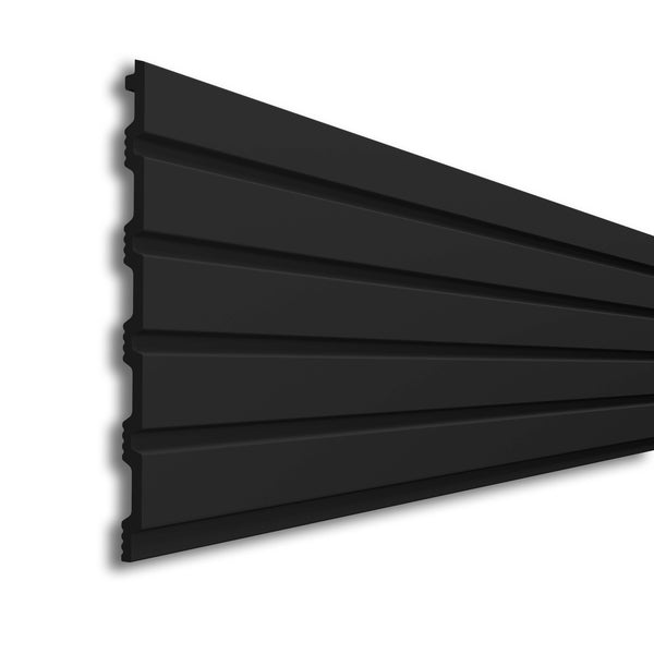 RIFLAJ POLIMER DUR NEGRU- D407-303, 290 x 20 x 1,1 cm