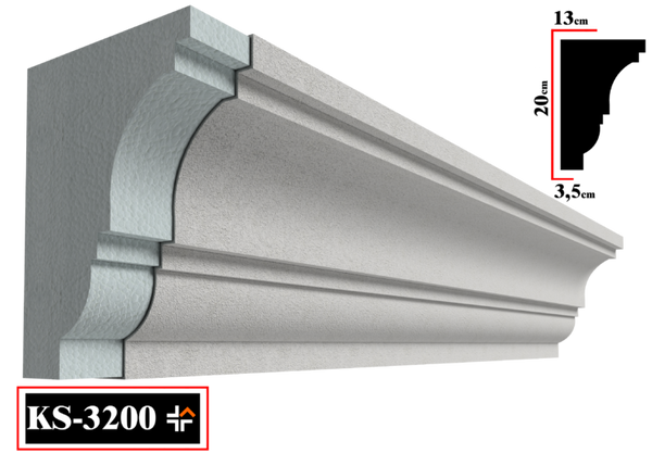 Ancadrament decorativ fereastra de exterior, KS 3200- q-home.ro