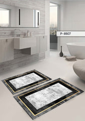 Set 2 covoare baie P-8507- q-home.ro