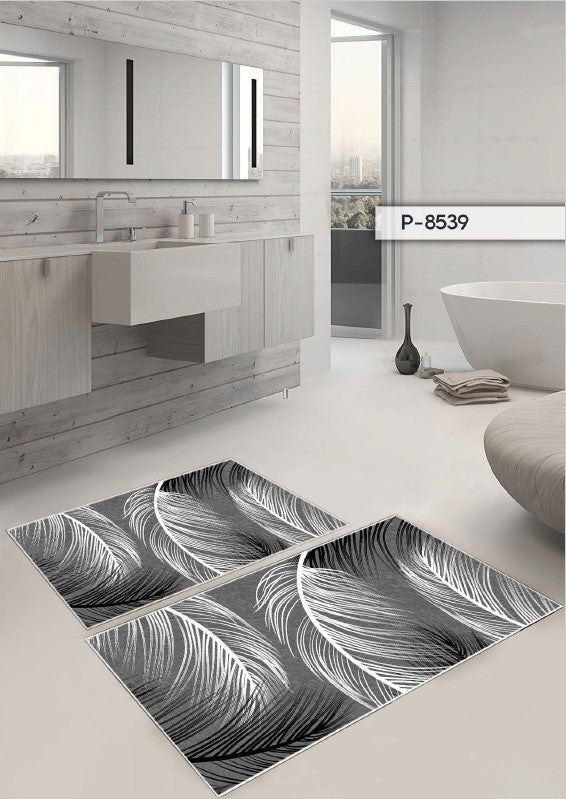 Set 2 covoare baie P-8539- q-home.ro