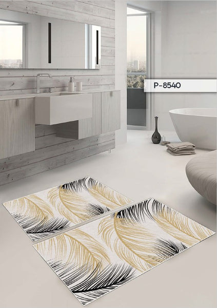 Set 2 covoare baie P-8540- q-home.ro