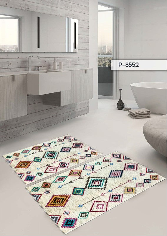 Set 2 covoare baie P-8552- q-home.ro
