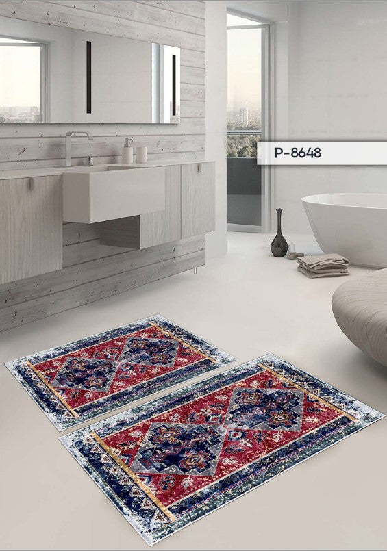 Set 2 covoare baie P-8648- q-home.ro