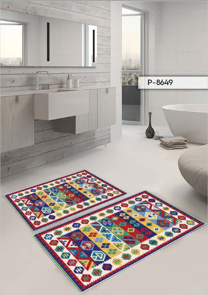 Set 2 covoare baie P-8649- q-home.ro