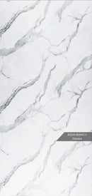 PANOU DECORATIV PVC imitatie marmura AQUA BIANCO, 122 x 270 cm