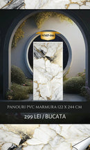 PANOURI DECORATIVE MARMURA PVC , SWEET  WMP-044 , 122 x 244 cm