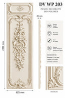 Panou decorativ din poliuretan DV WP 203- q-home.ro