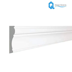 Plinta decorativ din duropolimer 70 mm Alb, D 107- Livrare rapida !