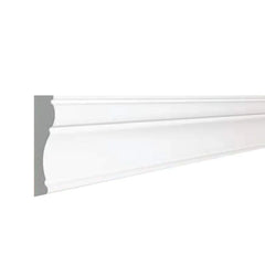 Plinta decorativ din duropolimer 70 mm Alb, D 107- Livrare rapida !