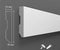 Plinta  decorativa din duropolimer, 240 x 7 x 1,4 cm D 307- Livrare rapida!