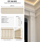 Profil decorativ din poliuretan DV 86 092- q-home.ro