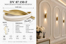 Profil decorativ flexibil din poliuretan DV 87 150-F – 244 × 6,1 × 2,5 cm- q-home.ro