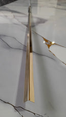 Profil inox COLTAR, 1 X 1 CM lungime 270 ml, GOLD oglinda