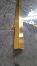 Profil inox COLTAR, 2 x 2 CM lungime 244 ml, GOLD satin