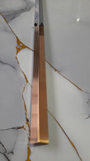 Profil inox COLTAR, 2 x 2 CM lungime 244 ml, bronz satin