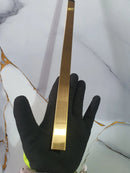 Profil inox T, pentru imbinari 2 CM lungime 244 ml, gold SATIN