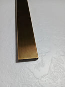 Profil inox U , 23 MM,  lungime 244 cm, GOLD satin- q-home.ro