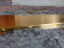 Profil inox U, 5 CM,  lungime 244 ml, GOLD satin