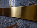 Profil inox U, 5 CM,  lungime 244 ml, GOLD satin