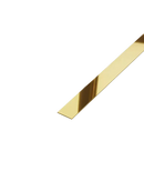 Profil platbanda, inox, auriu, oglinda, 2700 x 30 x 0.6 mm- q-home.ro