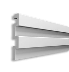 Riflaj decorativ duropolimer, ALB, D 402-301 , 290 x 11,7 x 2 cm- Livrare rapida!