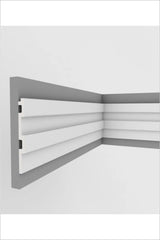 Riflaj decorativ duropolimer, ALB, D 402-301 , 290 x 11,7 x 2 cm- Livrare rapida!