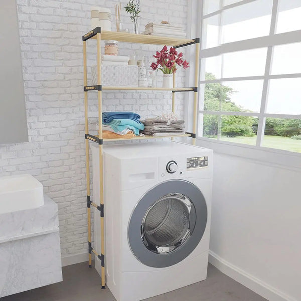 SEO-8166 RAFT MODULAR MULTIFUNCTIONAL DIN LEMN PENTRU BAIE- Livrare rapida!