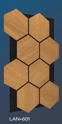 PANOU ACUSTIC HEXAGON MDF  - LAN 601 - 87,2 X 57,9 X 1 cm- q-home.ro