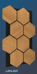 PANOU ACUSTIC HEXAGON MDF  - LAN 601 - 87,2 X 57,9 X 1 cm- q-home.ro