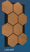 PANOU ACUSTIC HEXAGON MDF  - LAN 607 - 87,2 X 57,9 X 1 cm- q-home.ro