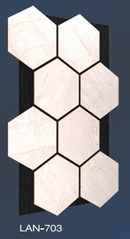 PANOU ACUSTIC HEXAGON MDF  - LAN 703 - 87,2 X 57,9 X 1 cm- q-home.ro