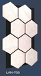 PANOU ACUSTIC HEXAGON MDF  - LAN 703 - 87,2 X 57,9 X 1 cm- q-home.ro