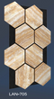 PANOU ACUSTIC HEXAGON MDF - LAN 705- 87,2 X 57,9 X 1 cm- q-home.ro