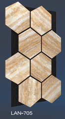 PANOU ACUSTIC HEXAGON MDF - LAN 705- 87,2 X 57,9 X 1 cm- q-home.ro