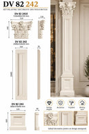 Set pilastru decorativ din poliuretan DV 82 242- q-home.ro