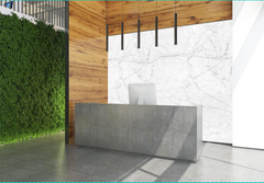 PANOU DECORATIVE PVC-TOPAZ BEYAZ , 122 x 244 cm- Cu ridicare personala din depozit!!!