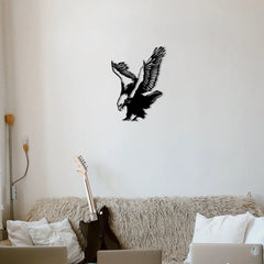 Tablou Metal Black Eagle- Livrare rapida !