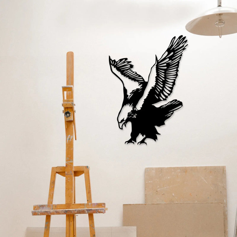 Tablou Metal Black Eagle- Livrare rapida !
