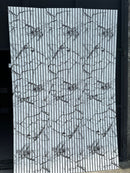 Riflaj decorativ din polistiren, alb / negru, LBX 012, 270 x 60 x 1,5 cm- q-home.ro