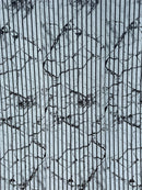 Riflaj decorativ din polistiren, alb / negru, LBX 012, 270 x 60 x 1,5 cm- q-home.ro