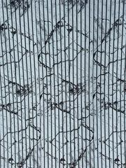 Riflaj decorativ din polistiren, alb / negru, LBX 012, 270 x 60 x 1,5 cm- q-home.ro