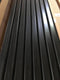 Panouri acustice  decorative - lamele polimer dur, Negru, LAN 105, 280 x 35 x 1,8 cm- q-home.ro