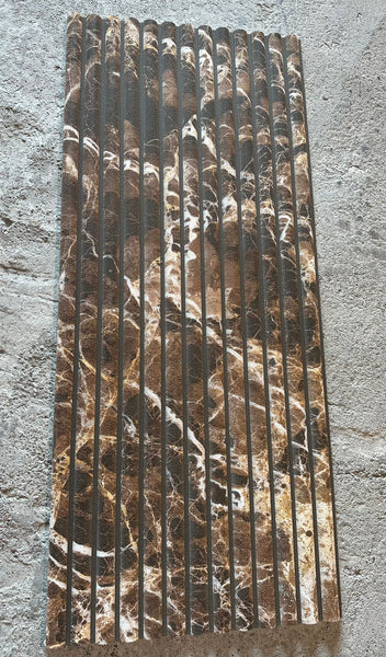 Placa decorativa din polistiren, imitatie marmura in relief, 928-207, 120 x 50 x 2 cm