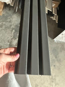 Riflaj decorativ din duropolimer, gri inchis, D 404-107, 290 x 11,5 x 1,2 cm- q-home.ro